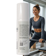 Pro Roll-On precision rollerball for targeted relief on tight muscles and joints, THC-free and non-psychoactive.