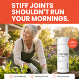 Kannaco Pro Cream easing morning stiffness in the garden