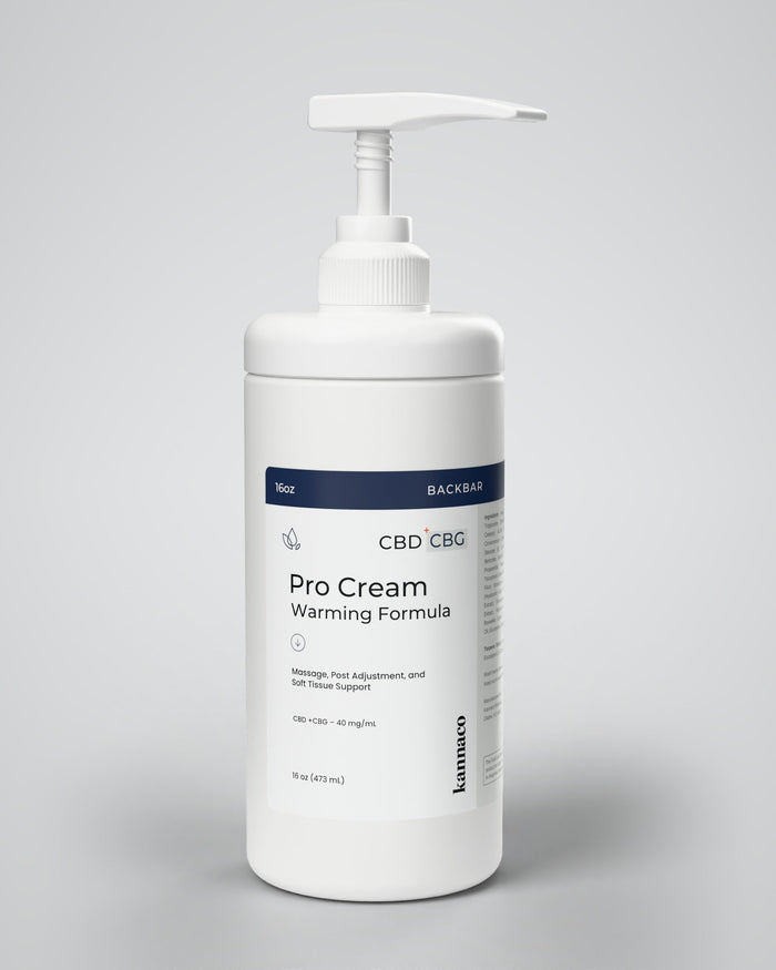 Pro Cream Warming Formula backbar bottle